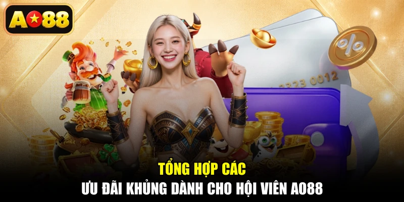 Tổng hợp các ưu đãi khủng dành cho hội viên AO88